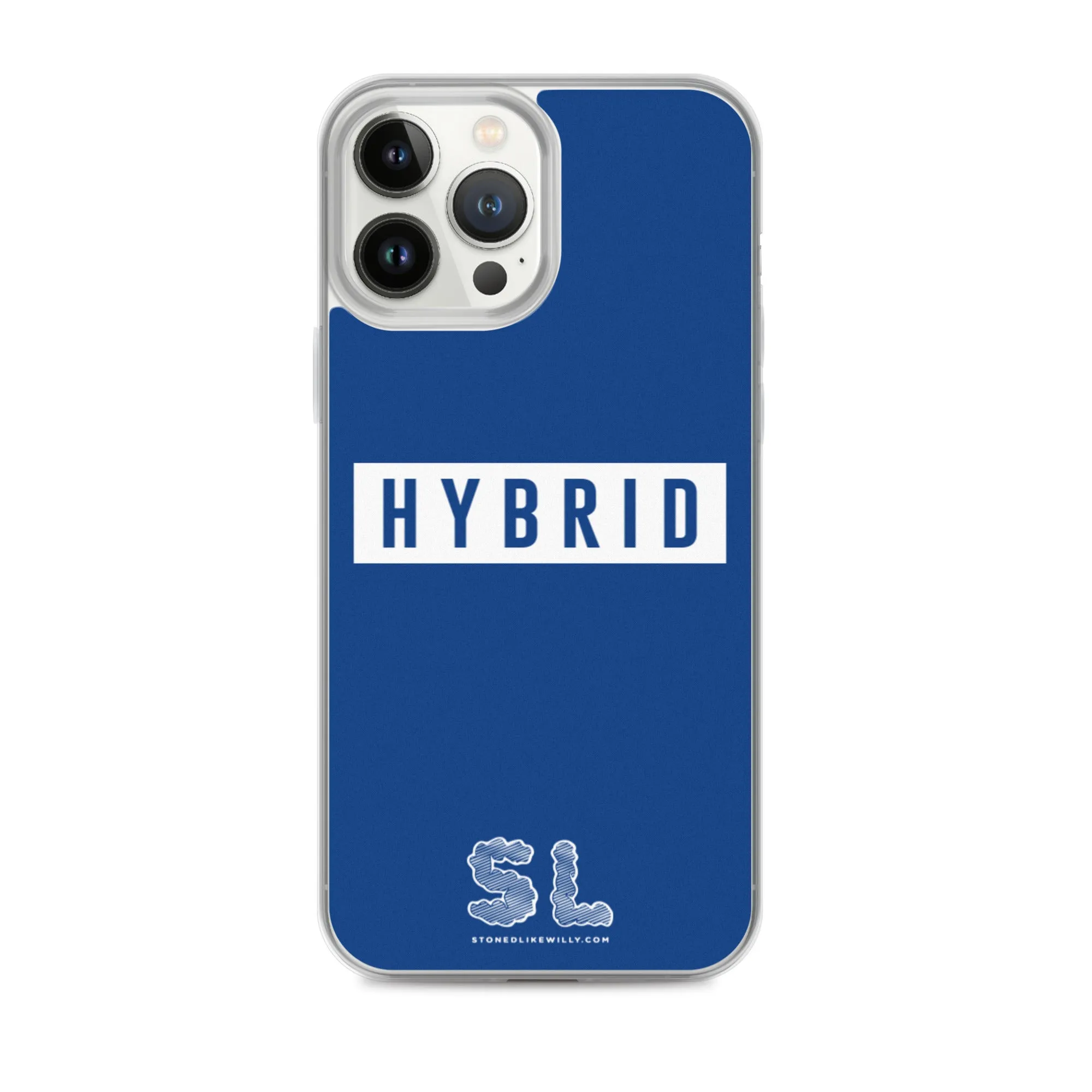 BLUE HYBRID iPhone Case