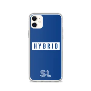 BLUE HYBRID iPhone Case
