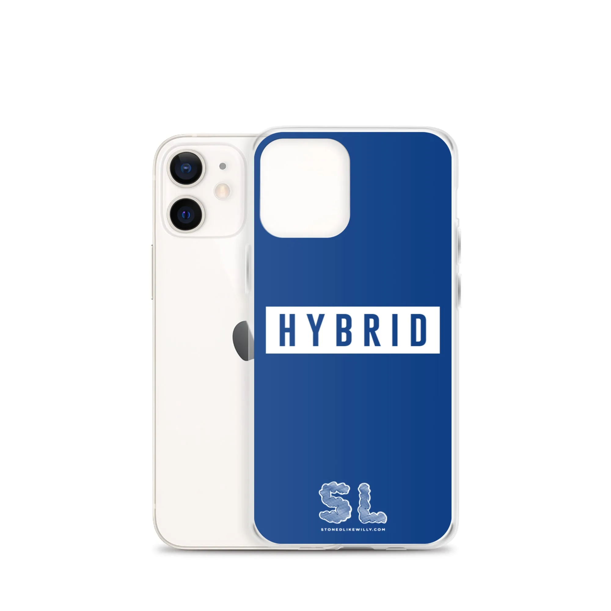 BLUE HYBRID iPhone Case