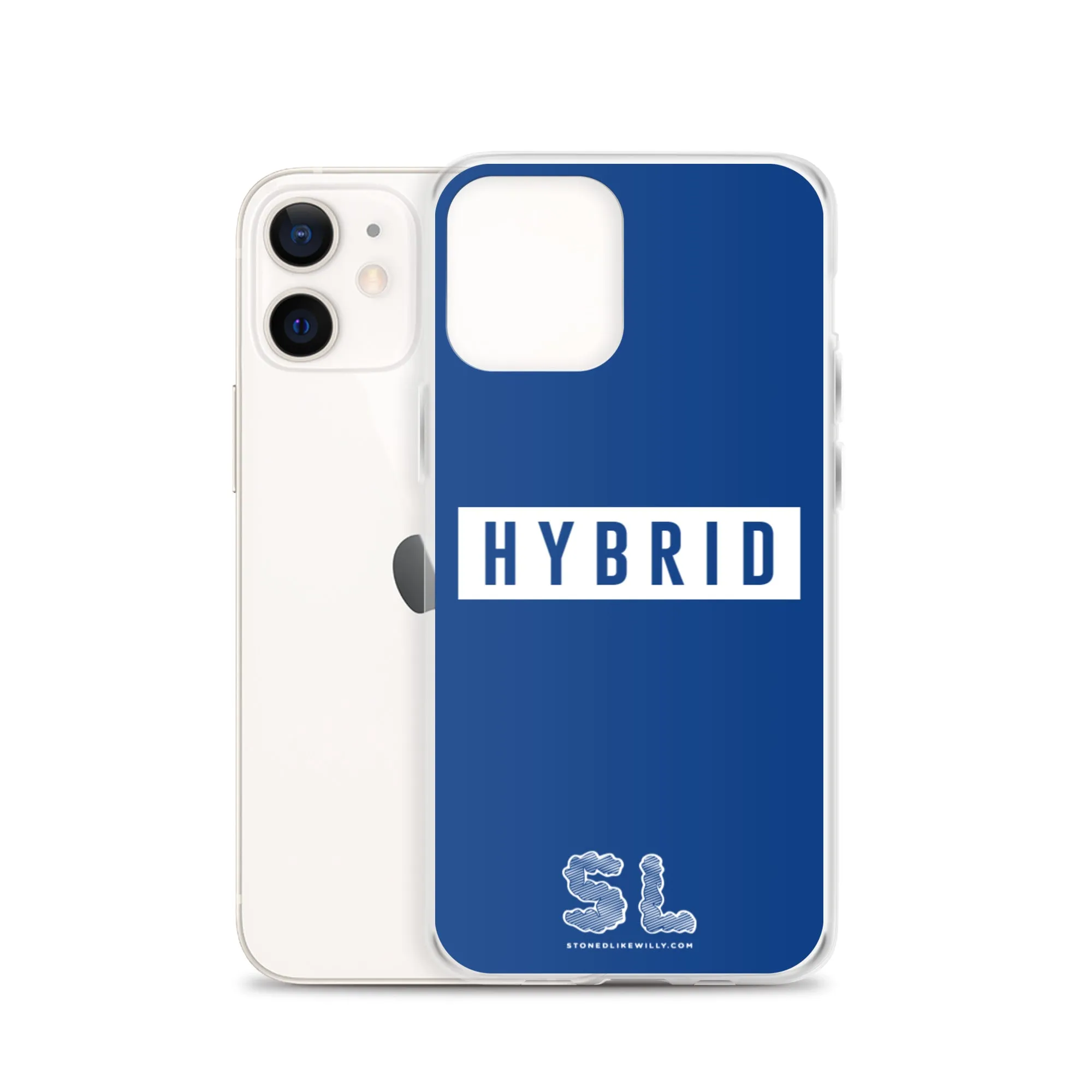 BLUE HYBRID iPhone Case