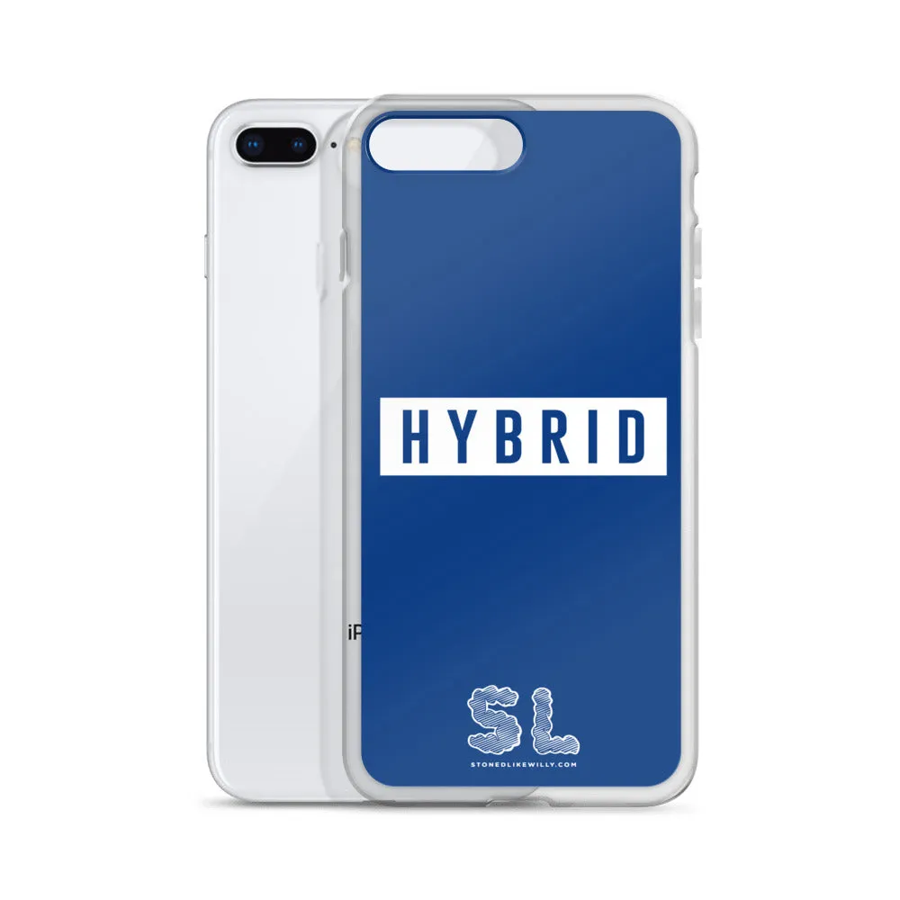 BLUE HYBRID iPhone Case