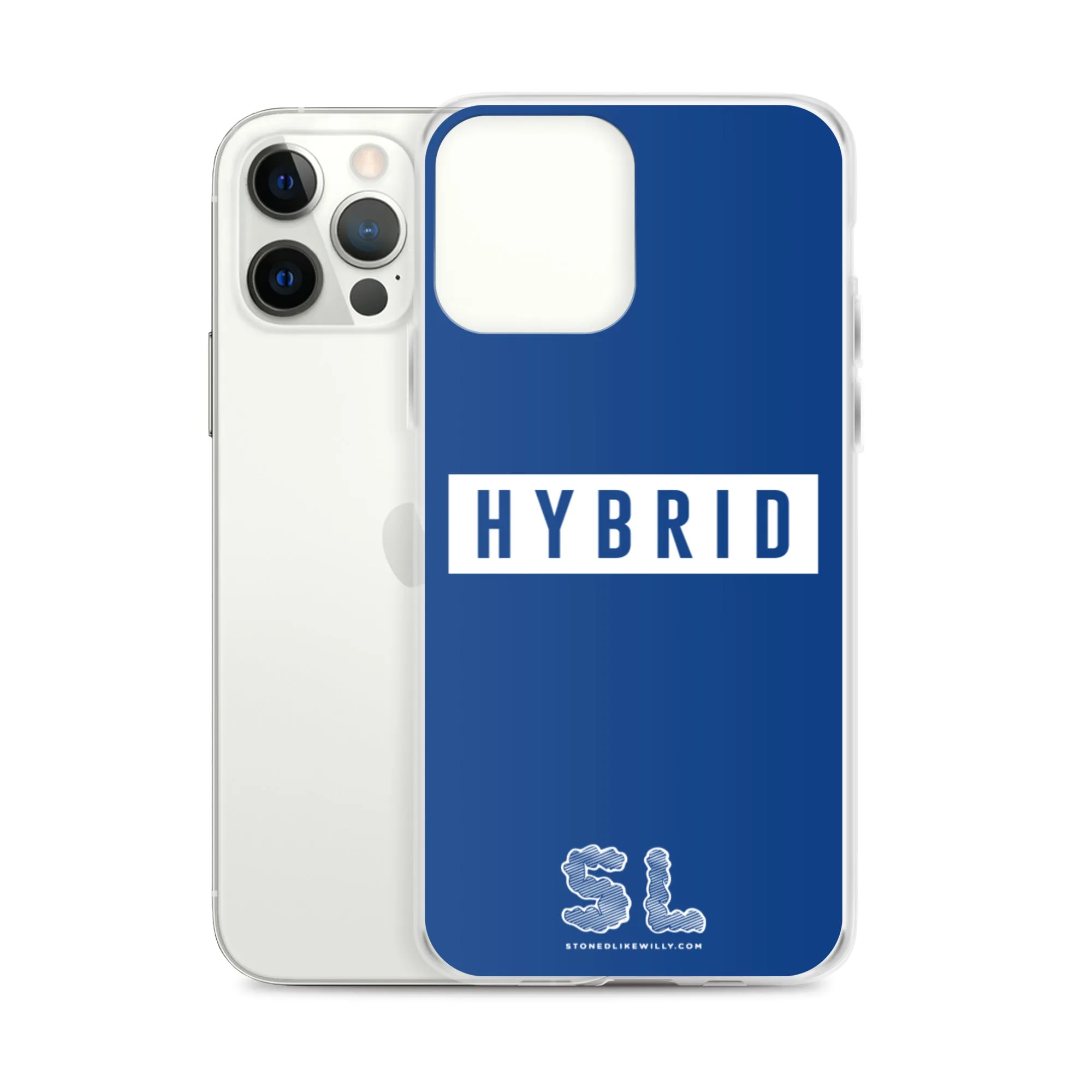 BLUE HYBRID iPhone Case