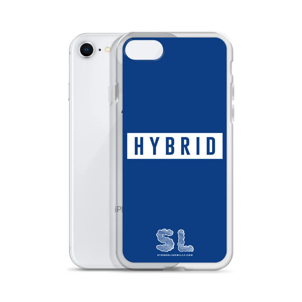 BLUE HYBRID iPhone Case