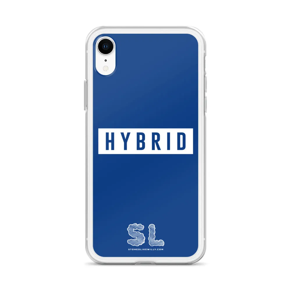 BLUE HYBRID iPhone Case