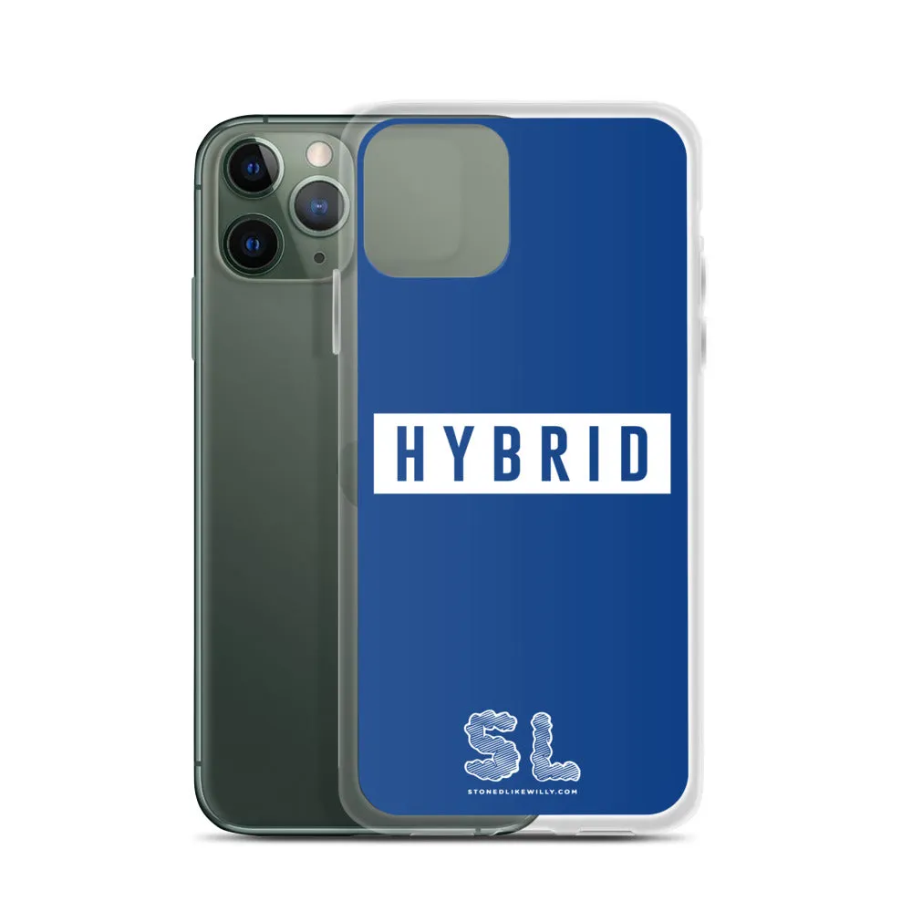 BLUE HYBRID iPhone Case
