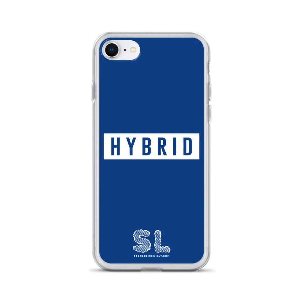 BLUE HYBRID iPhone Case