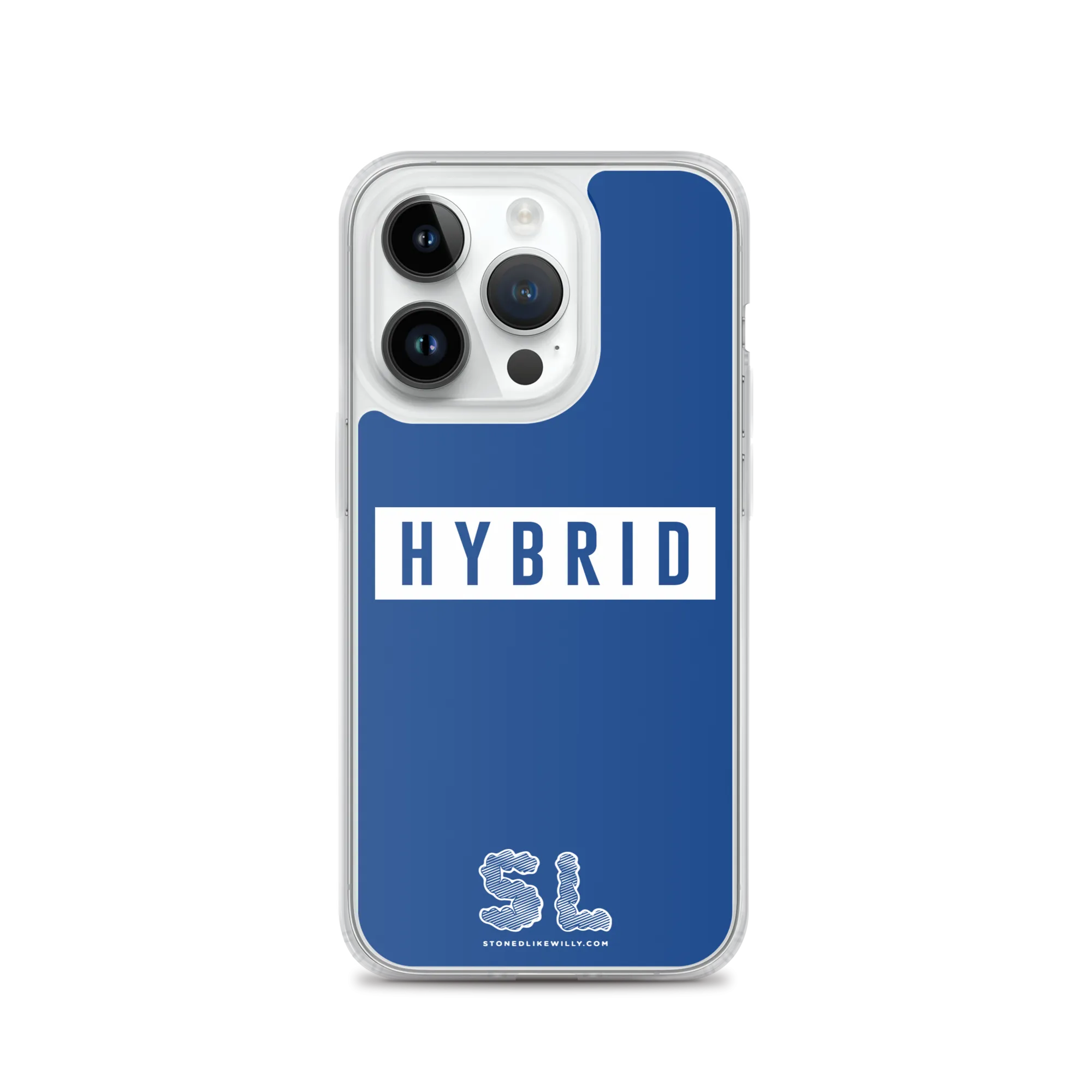 BLUE HYBRID iPhone Case