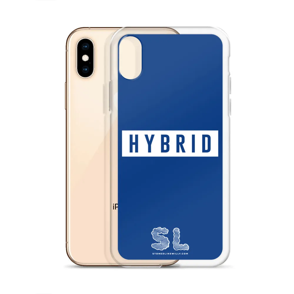 BLUE HYBRID iPhone Case