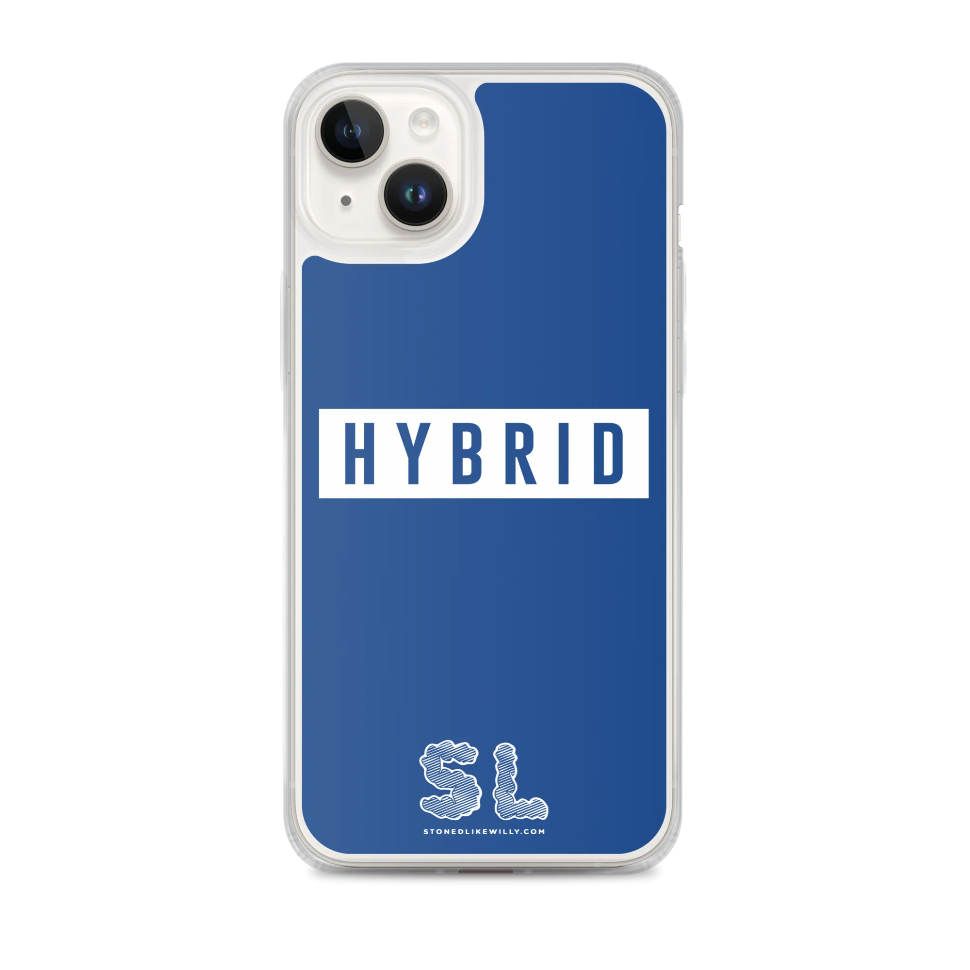 BLUE HYBRID iPhone Case