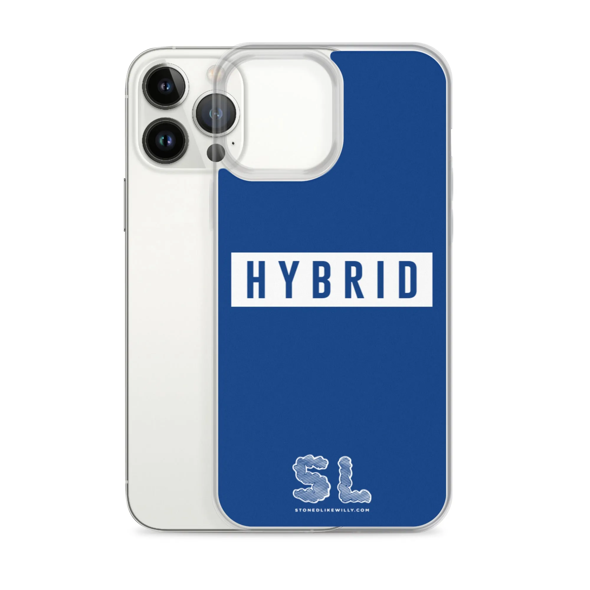 BLUE HYBRID iPhone Case