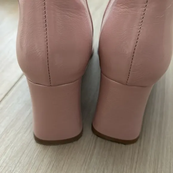 Blush pink bilini booties size 8