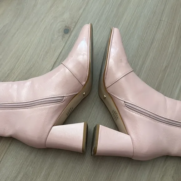 Blush pink bilini booties size 8