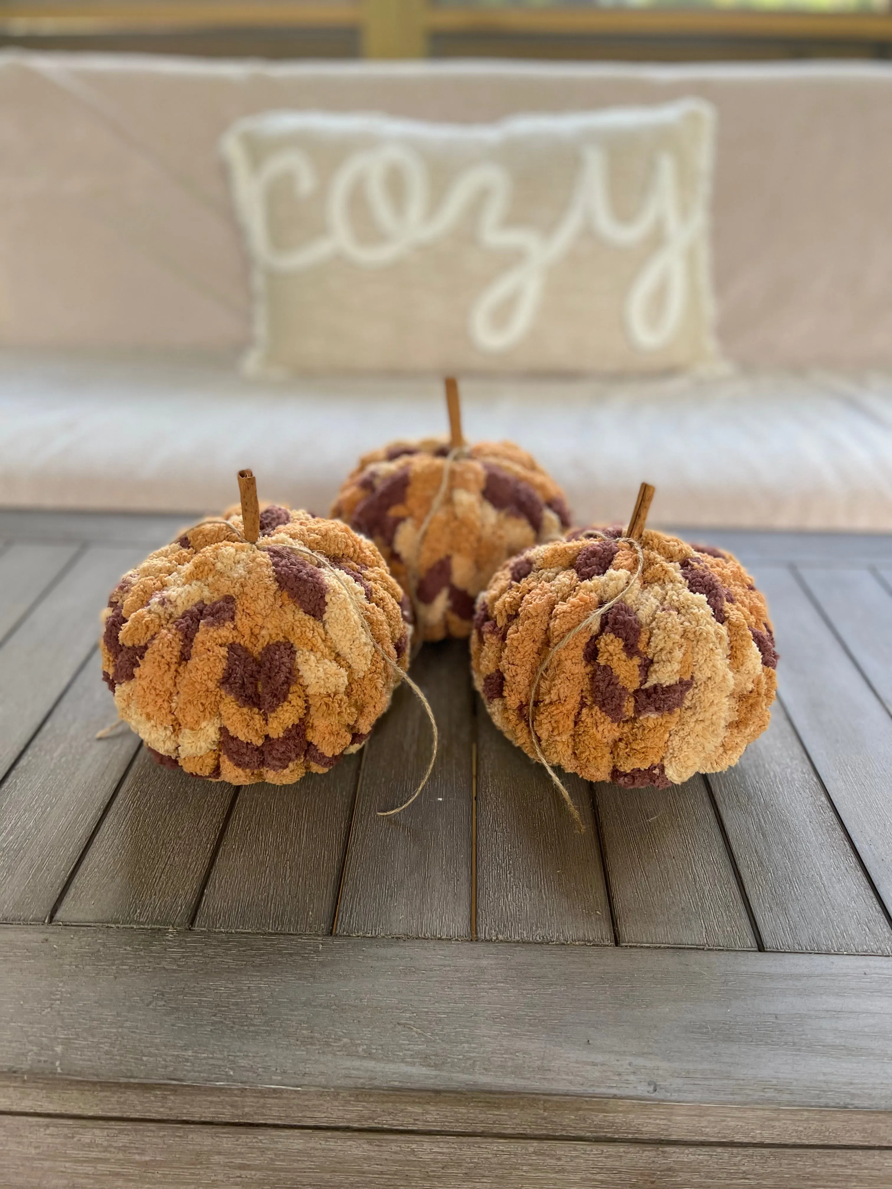 Bonfire Cozy Pumpkins