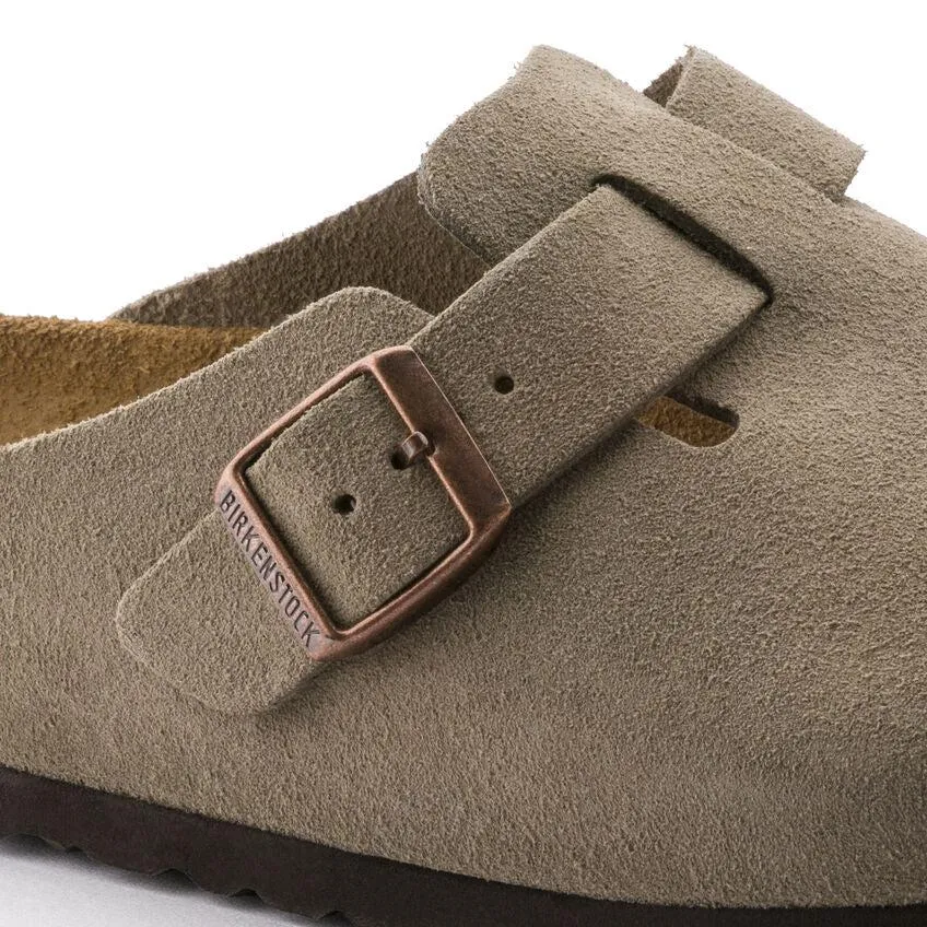 BOSTON SOFT FOOTBED TAUPE SUEDE