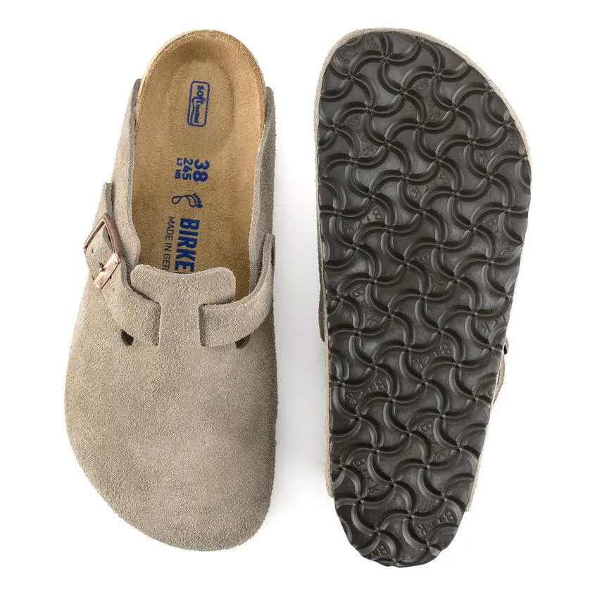 BOSTON SOFT FOOTBED TAUPE SUEDE