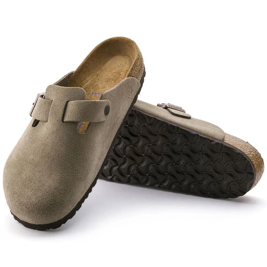 BOSTON SOFT FOOTBED TAUPE SUEDE