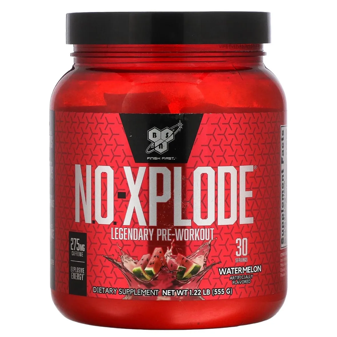 BSN, N.O.-Xplode Legendary Pre-Workout 1.22 lb (555 g) Watermelon Exp Oct 2025
