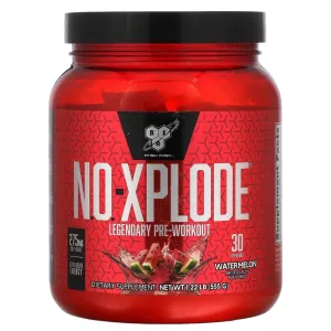BSN, N.O.-Xplode Legendary Pre-Workout 1.22 lb (555 g) Watermelon Exp Oct 2025