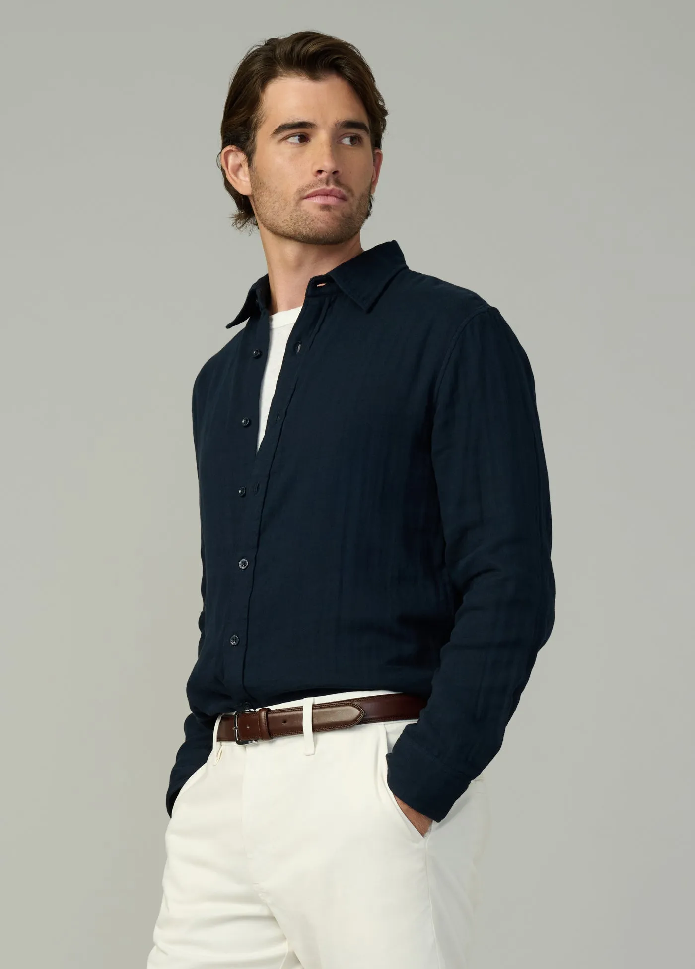 CEDRIC DOUBLE WEAVE SHIRT