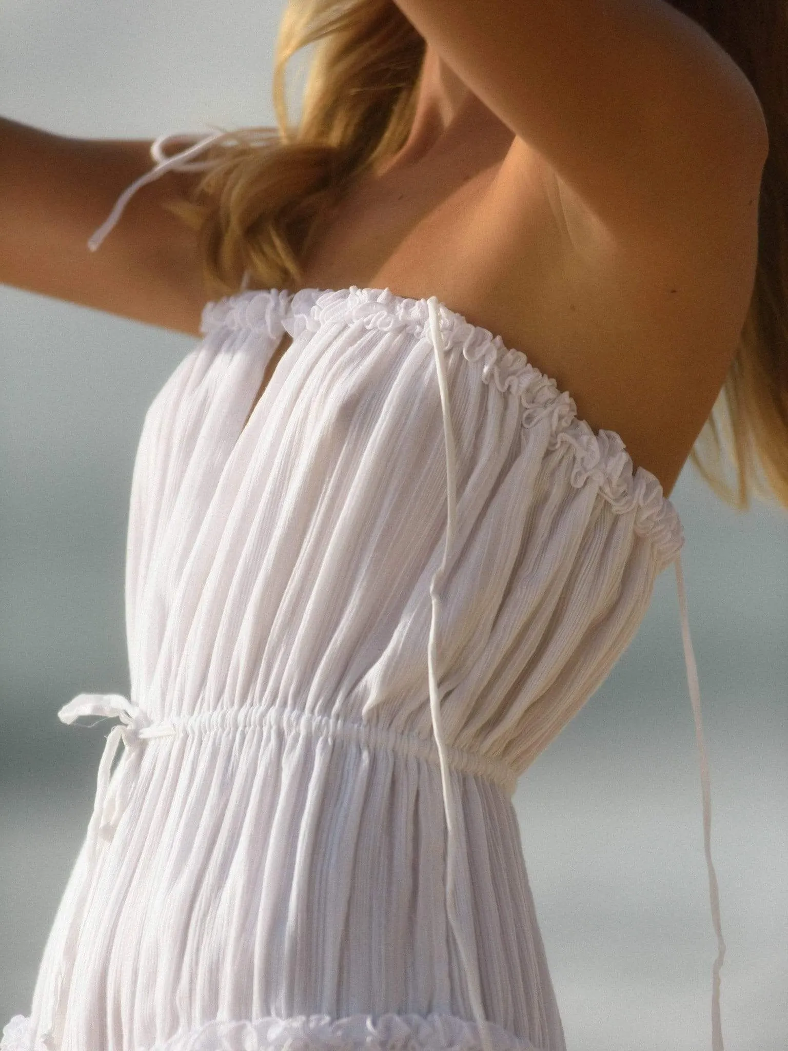 CHRISTIE Midi Cotton Dress