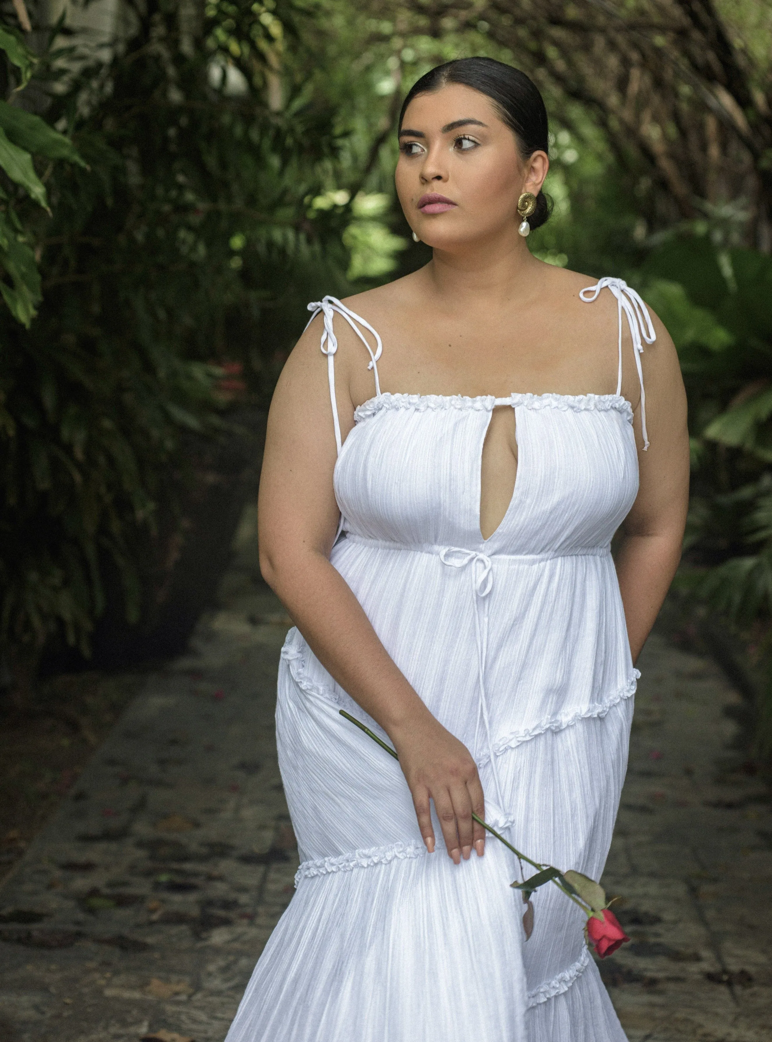 CHRISTIE Midi Cotton Dress