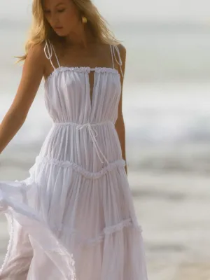 CHRISTIE Midi Cotton Dress