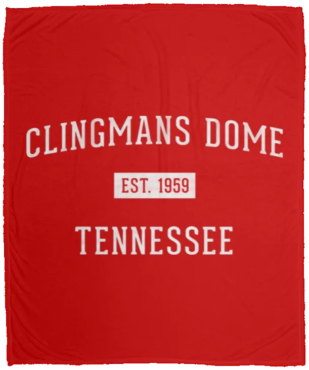 Clingmans Dome Established - Plush Fleece Blanket (50x60)