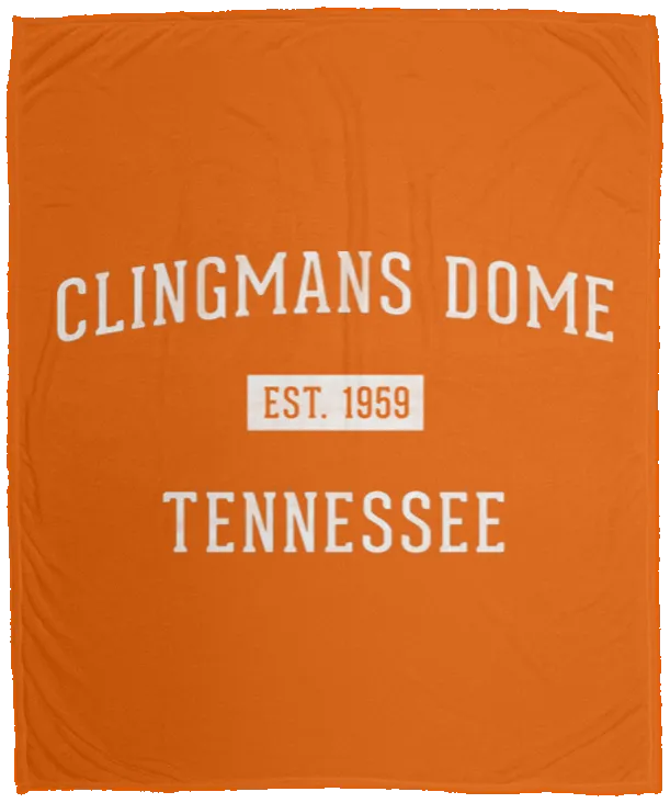 Clingmans Dome Established - Plush Fleece Blanket (50x60)