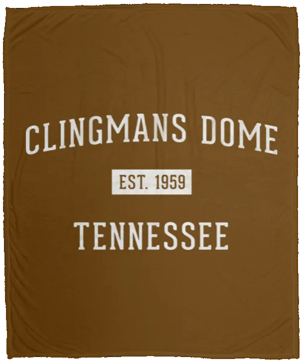 Clingmans Dome Established - Plush Fleece Blanket (50x60)