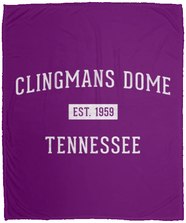 Clingmans Dome Established - Plush Fleece Blanket (50x60)