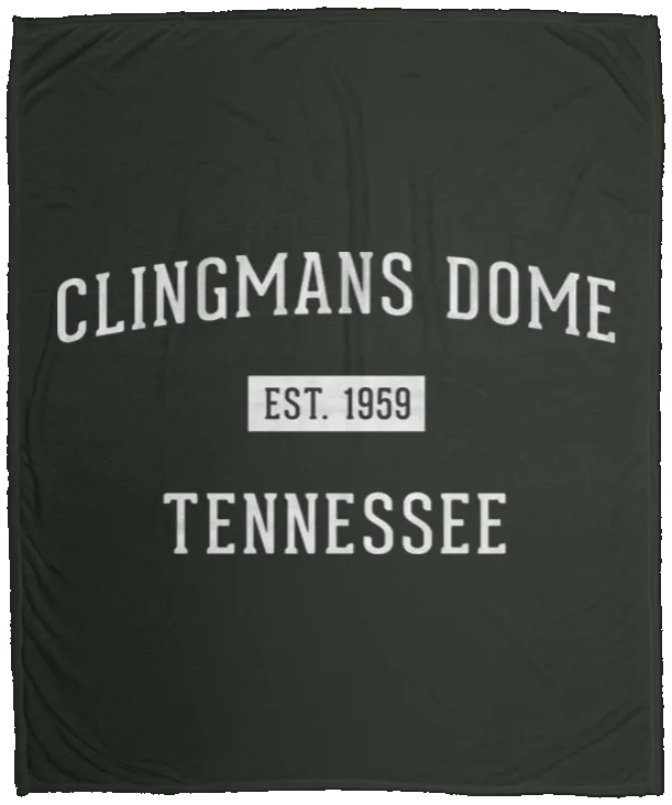 Clingmans Dome Established - Plush Fleece Blanket (50x60)
