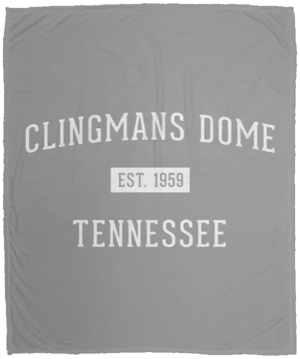 Clingmans Dome Established - Plush Fleece Blanket (50x60)