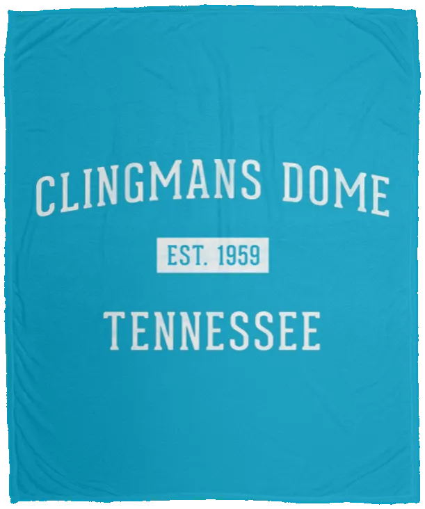 Clingmans Dome Established - Plush Fleece Blanket (50x60)