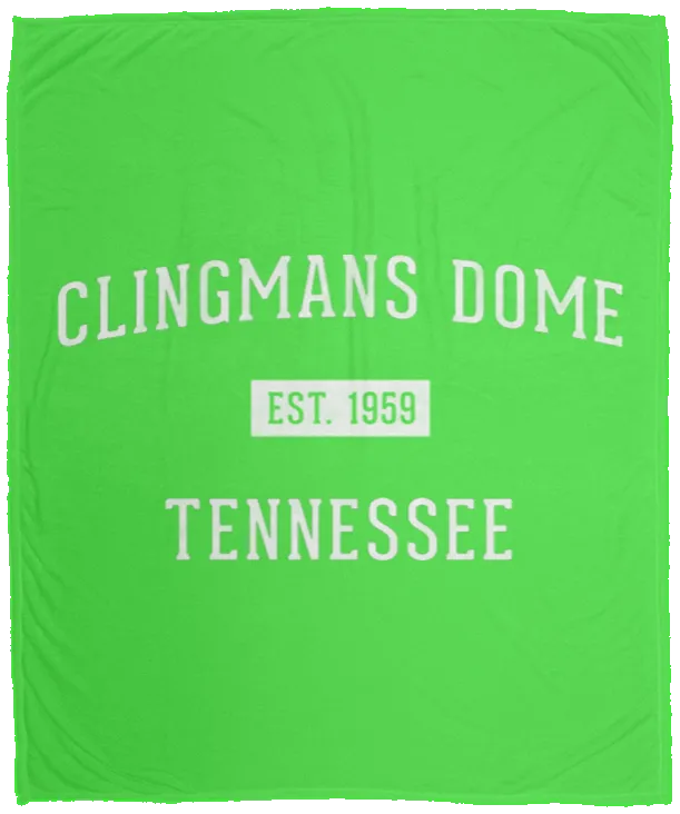 Clingmans Dome Established - Plush Fleece Blanket (50x60)