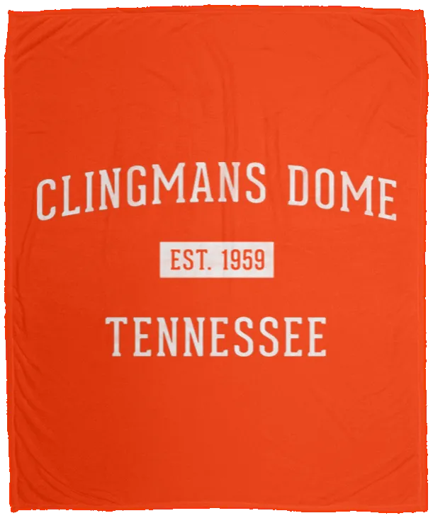 Clingmans Dome Established - Plush Fleece Blanket (50x60)