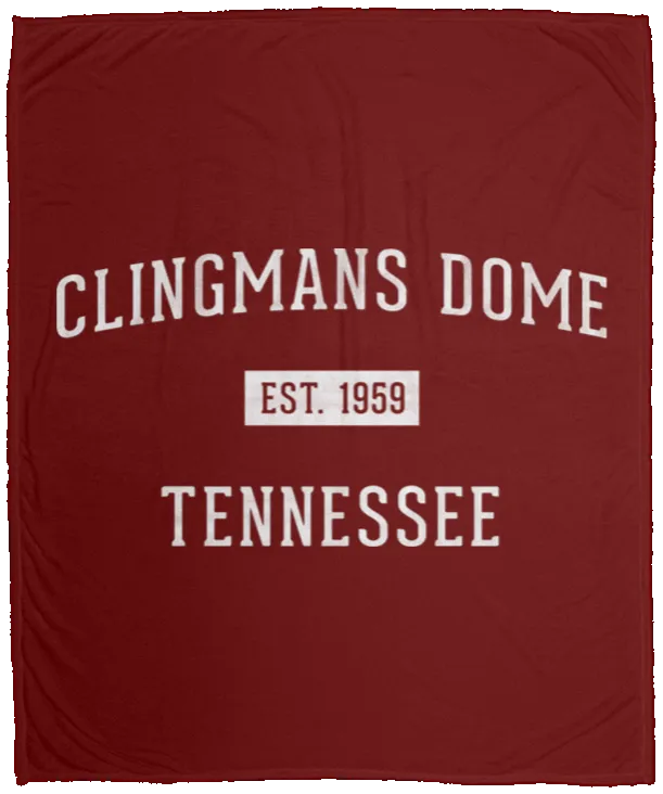 Clingmans Dome Established - Plush Fleece Blanket (50x60)