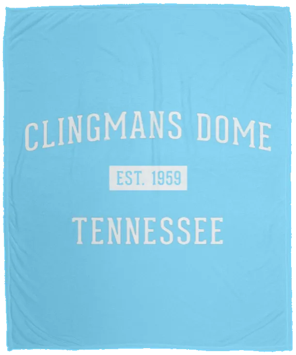 Clingmans Dome Established - Plush Fleece Blanket (50x60)