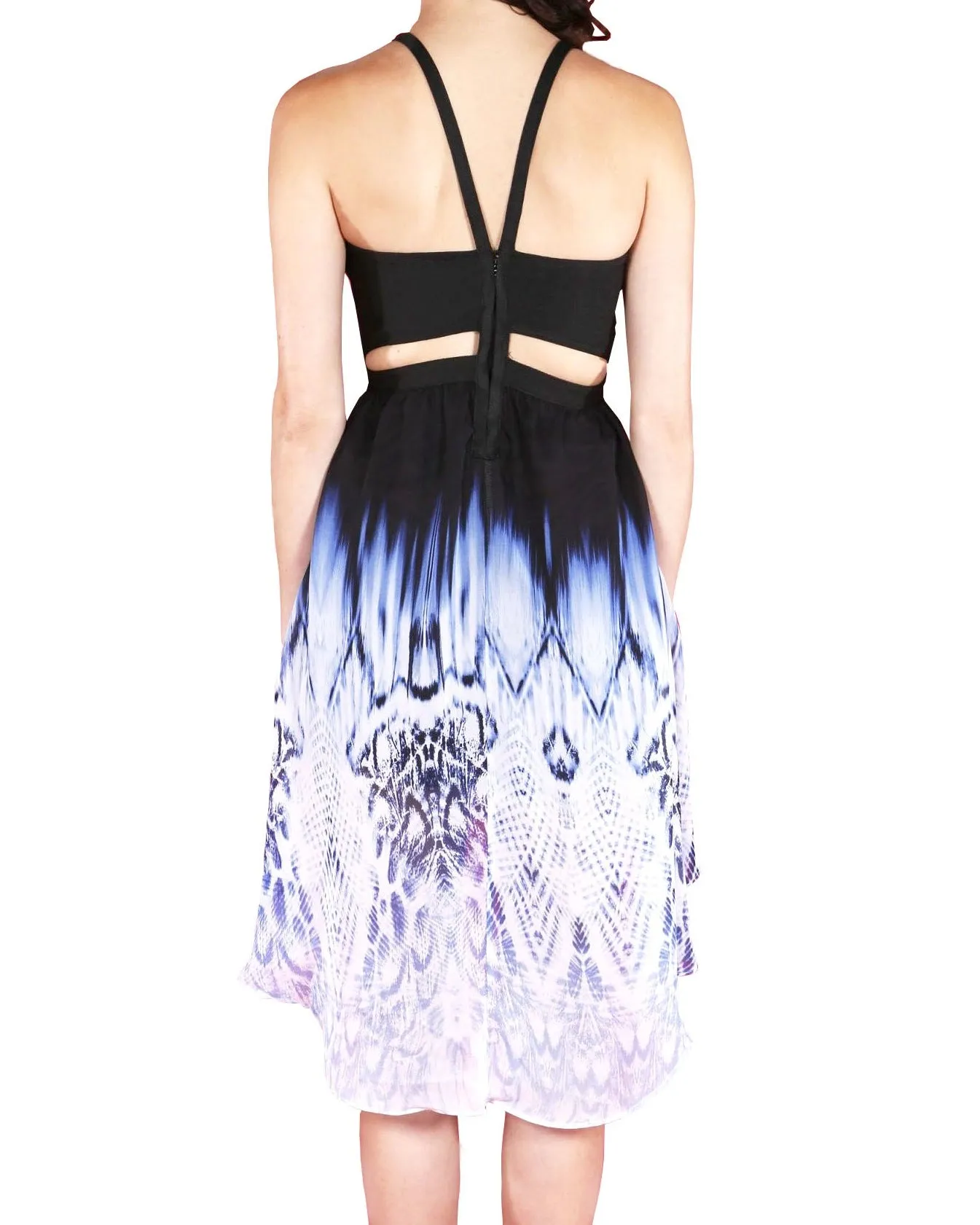 Coral Reef Y-Strap Tie Dye Dress