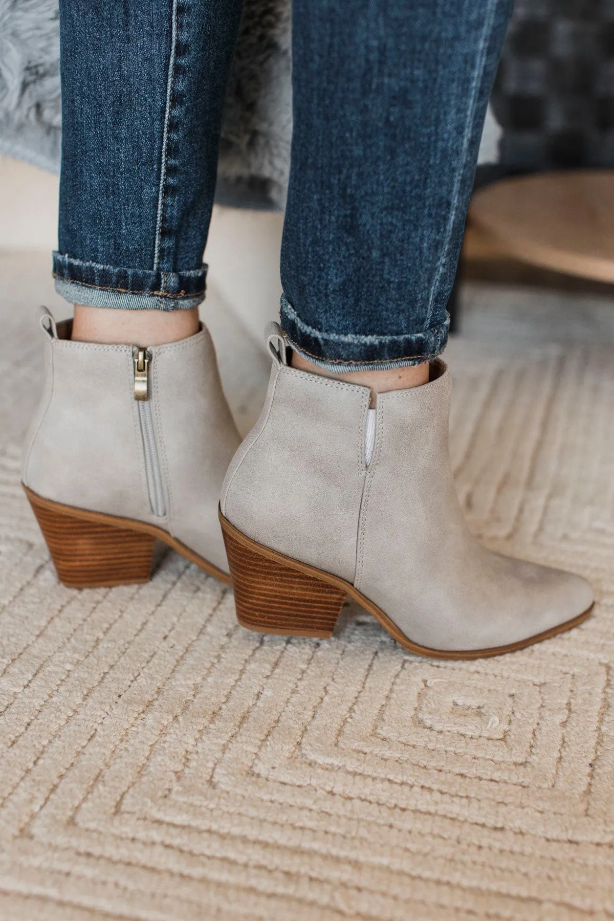 Corky's Gimme Sugar Booties- Light Grey