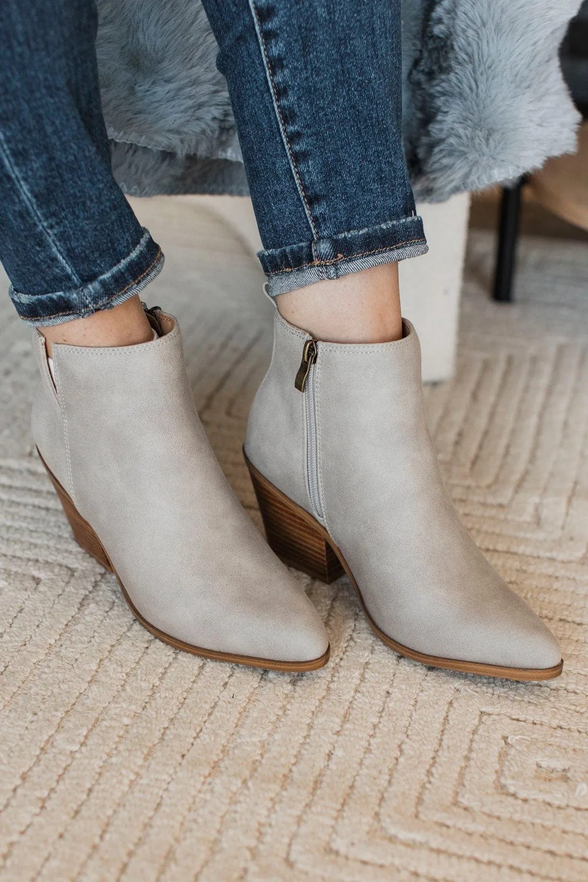 Corky's Gimme Sugar Booties- Light Grey