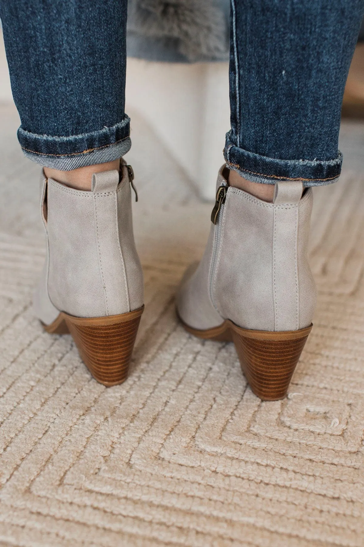 Corky's Gimme Sugar Booties- Light Grey