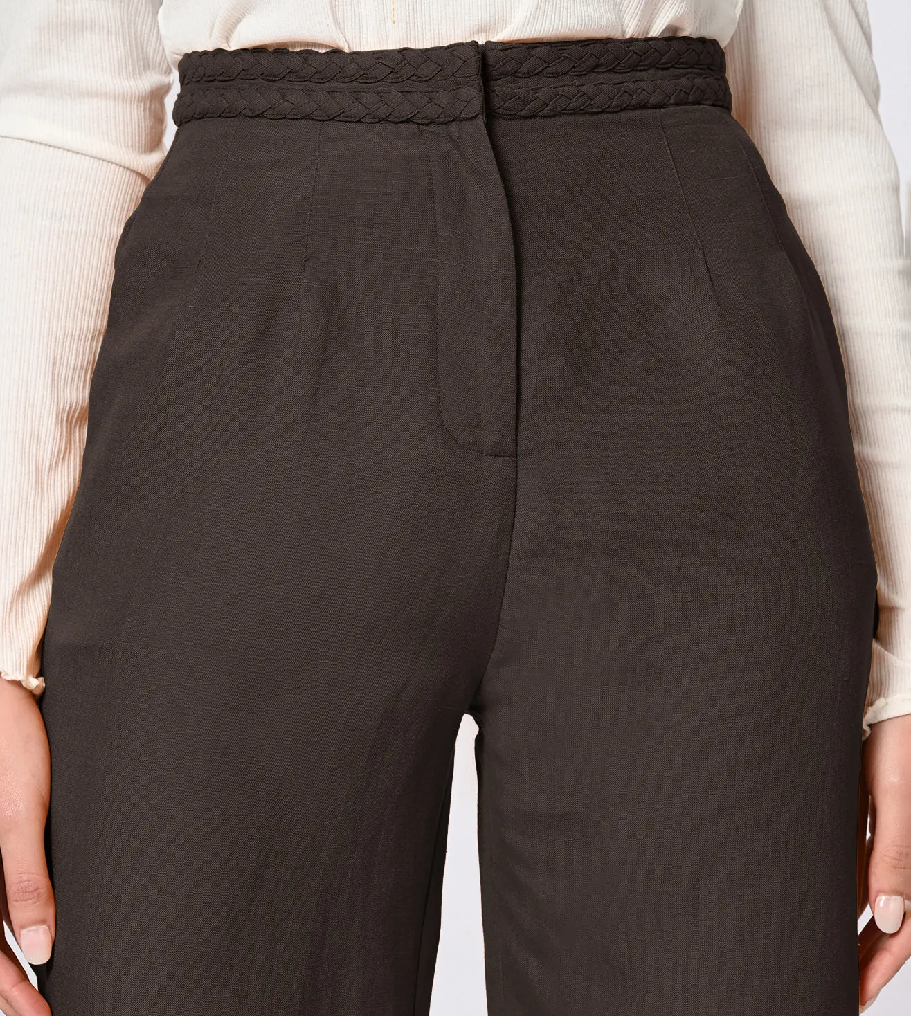 Cotton Linen Blend Summer Pants