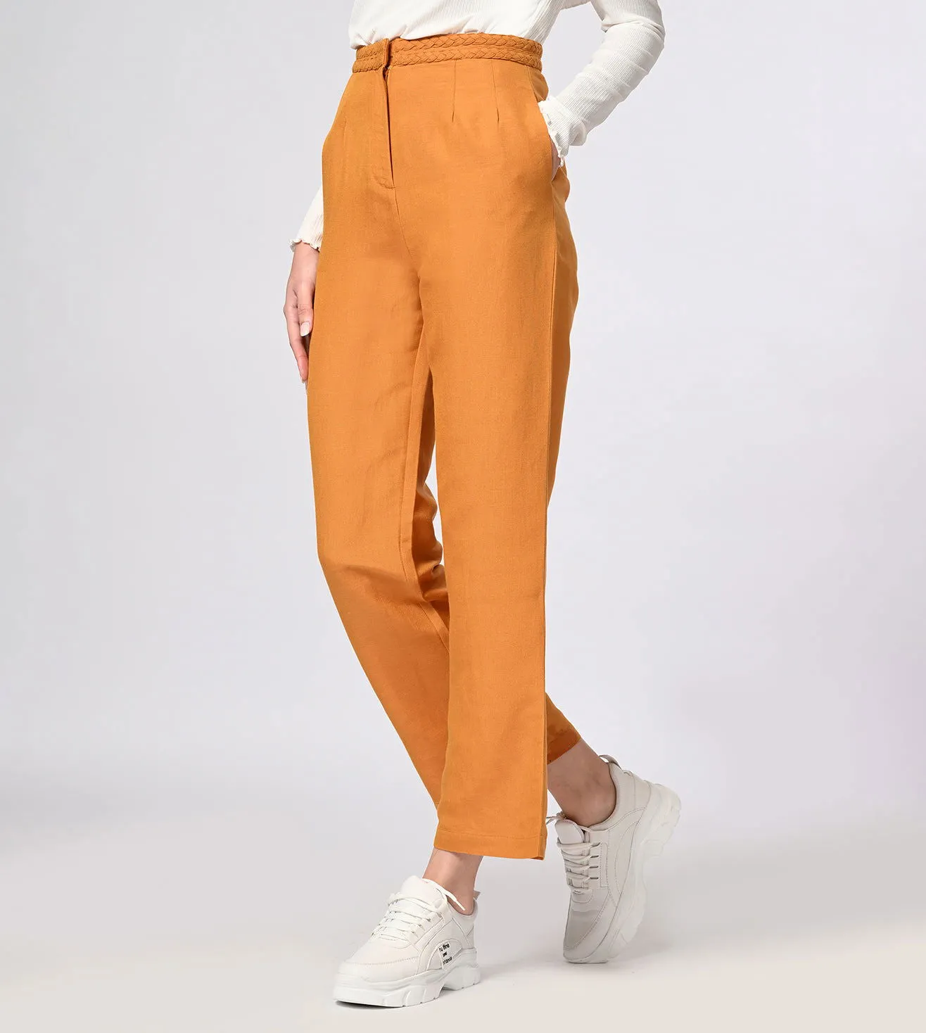 Cotton Linen Blend Summer Pants