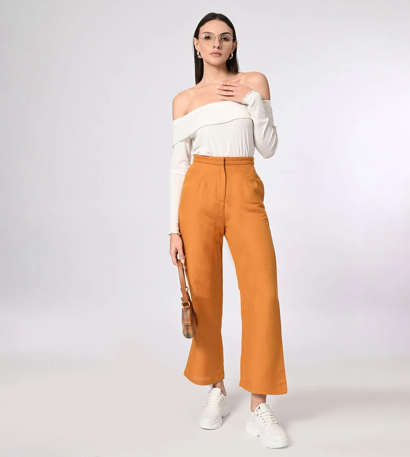 Cotton Linen Blend Summer Pants