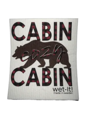 Cozy Cabin - Swedish Dishcloth