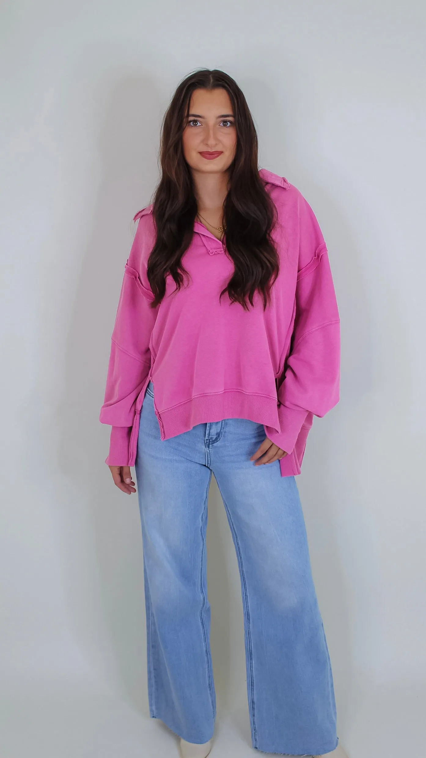 Cozy Cutie Magenta Top