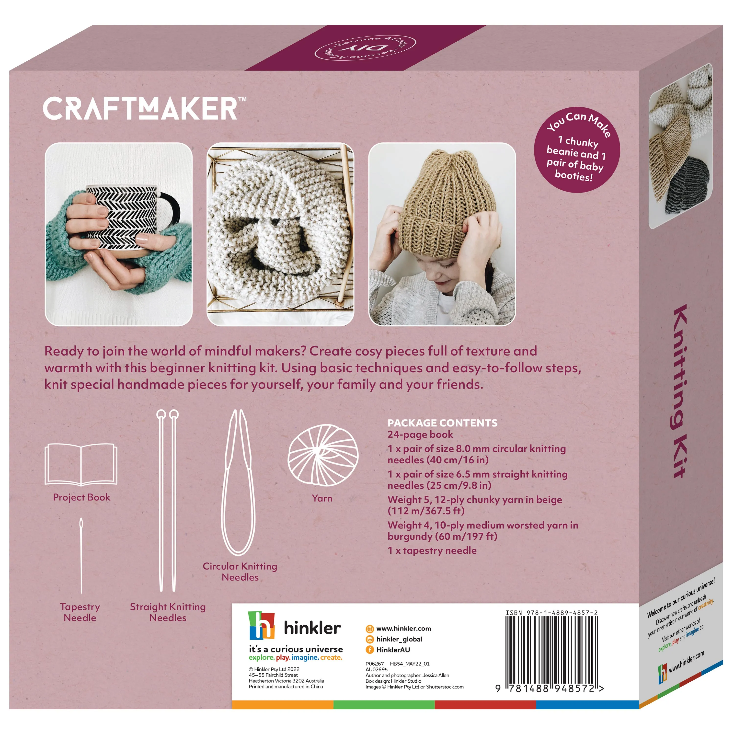 Craft Maker Classic Knitting Kit