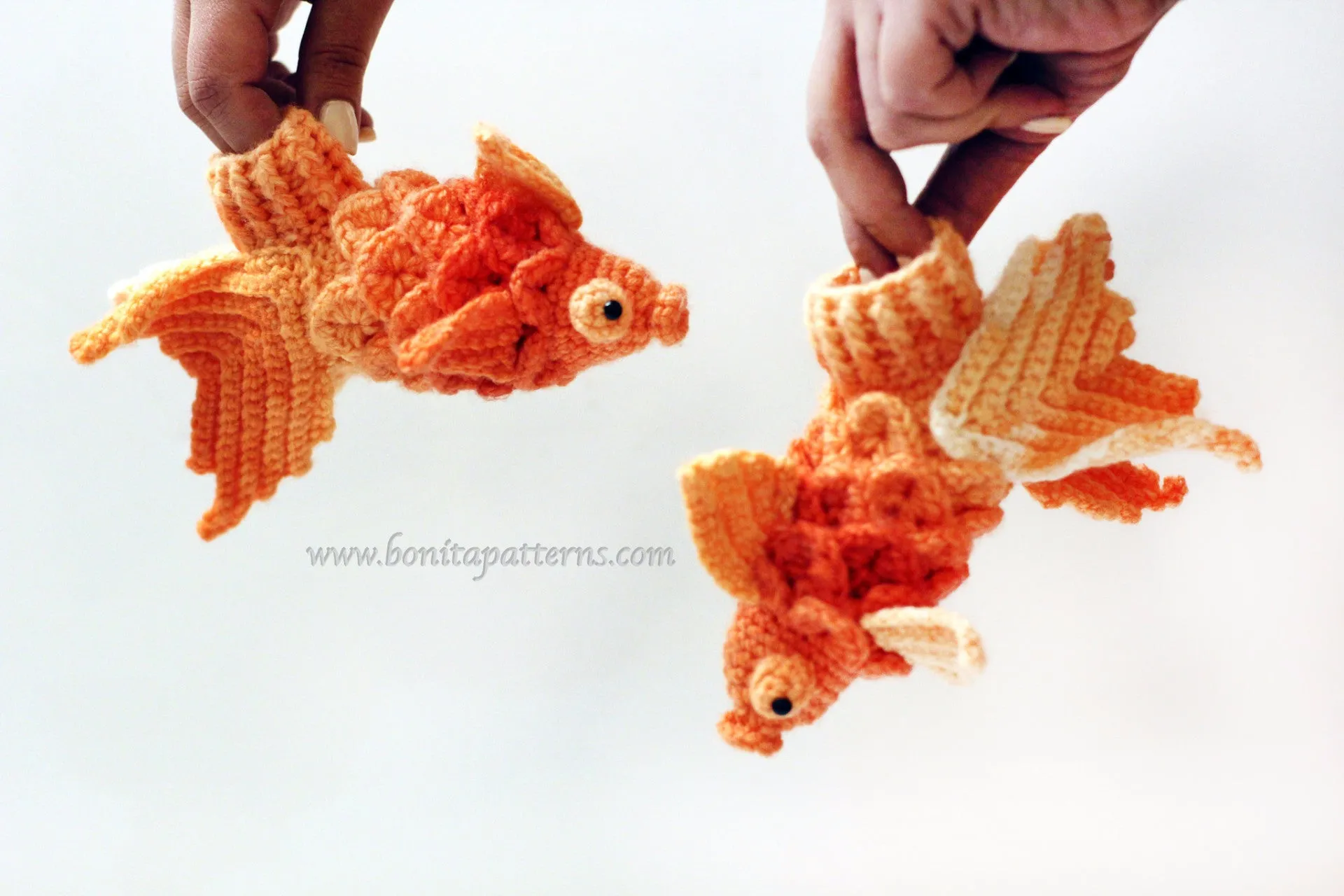 Crocodile Stitch Goldfish Booties (Baby Sizes)
