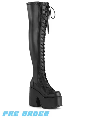 DEMONIA CAMEL-300 - BLACK VEGAN LEATHER ✰ PRE ORDER ✰