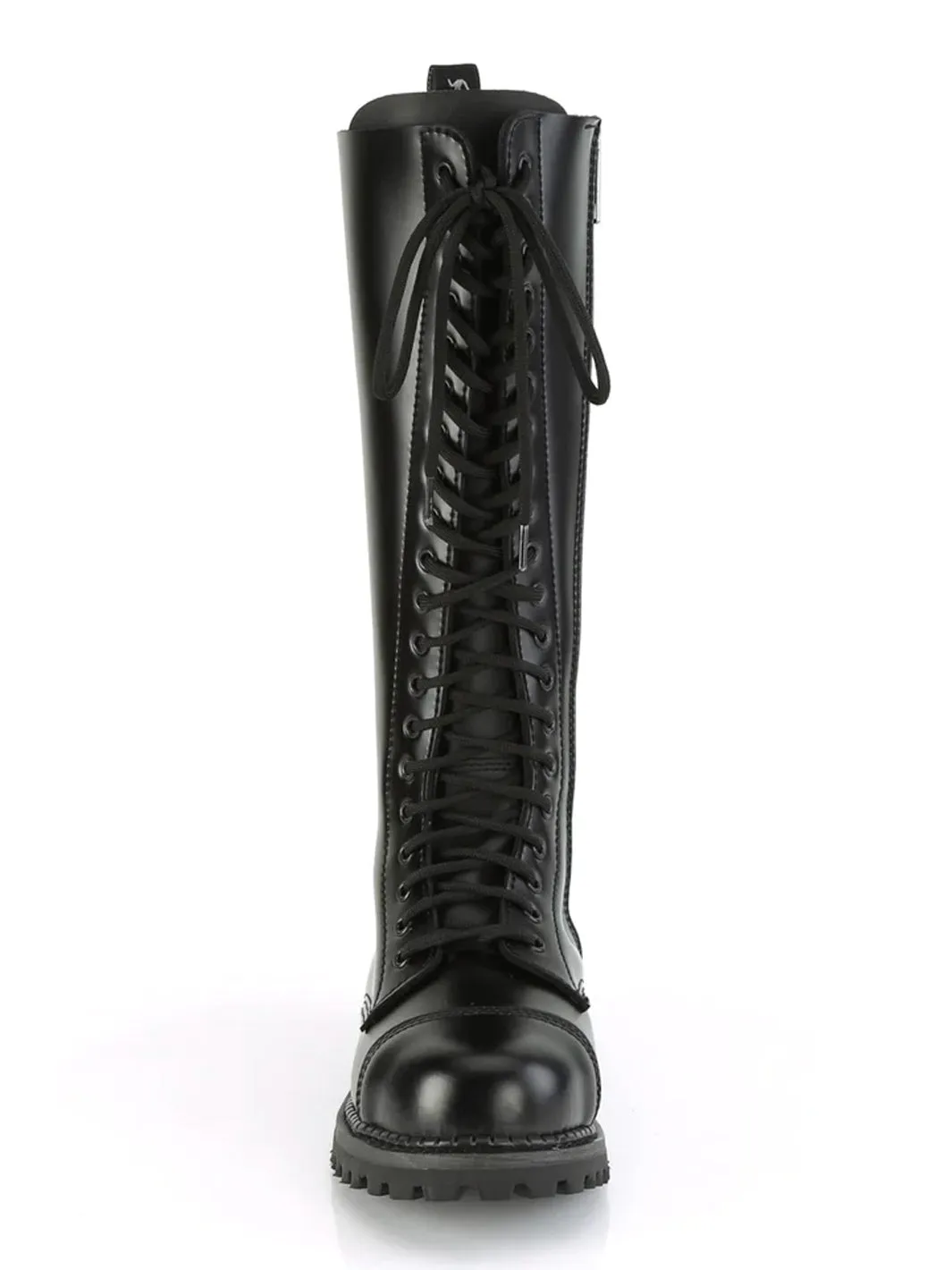 DEMONIA RIOT-20 - BLACK LEATHER ✰ PRE ORDER ✰
